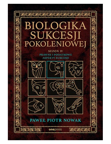 BIOLOGIKA SUKCESJI POKOLENIOWEJ sezon IV - Wydawnictwo Virgo ❤