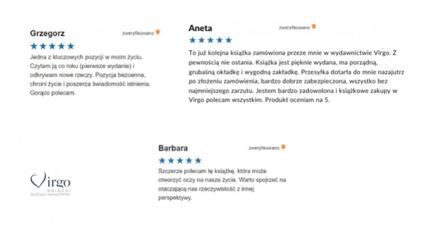 Podziękowania za opinie w sierpniu